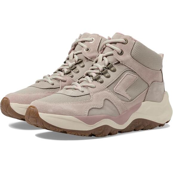SAS Womens Hi Country-X Hiking Boots 7.5 M Taupe Pink Lace Up Lightweight NIB - Picture 1 of 12